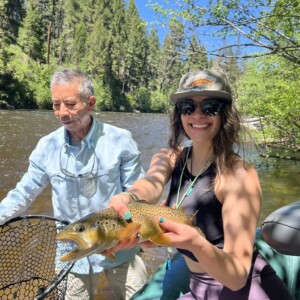 Randi from the shop and Rick from up the creek